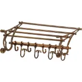 vidaXL Wandgarderobe mit Kleiderhaken