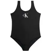 Calvin Klein Swimwear Badeanzug KY0KY00033 Schwarz