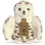 ECO NATION Plüschtier - Schnee-Eule - 20cm
