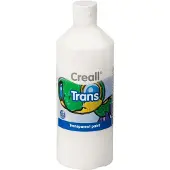 Creall - Fensterfarbe Creme Transweiß 500 ml | 1 Flasche