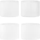 Ferm Living Wassergläser Ripple Low Frosted 200 ml (4er-Set)