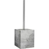 Sanilo WC-Bürste »Beton«, H 37 cm, Grau, Rechteckig