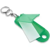 Combicraft Aufklappbare Schlüsseletiketten in Grün 60x22 mm- Packung mit 100 Stück