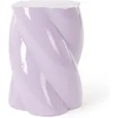 &k amsterdam &klevering - Marshmallow Beistelltisch, lila, 40 x Ø 29 cm