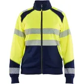 Blakläder High Vis Zip Sweatshirt Damen
