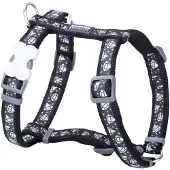 Big Buy Cooking Hundegeschirr Rot Dingo STYLE DIAMOND 45-66 cm Schwarz 36-59 cm