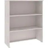 vidaXL Highboard-Oberteil HAMAR Weiß 85x35x100 cm Massivholz