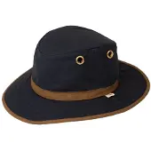 Tilley Hut The Outback TWC7 Herren Navy British Tan-Größe 56