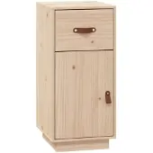 vidaXL Sideboard 34x40x75 cm Massivholz Kiefer