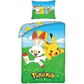Halantex SP. z.o.o. Halantex Pokemon Bettwäsche 140 x 200 + 70 x 90 cm Original 100% Baumwolle