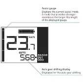 Shimano Informationsdisplay und Schaltereinheit integriert SC-EN500 Informati....