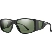 Smith - Sonnenbrillen - Monroe Peak Matte Black Chromapop Polarized Gray Green - schwarz
