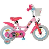 Volare Woezel & Pip Kinderfahrrad - Mädchen - 12 Zoll - Rosa