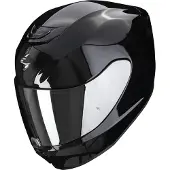 Scorpion Exo-391 Solid Schwarz Integralhelm Größe L