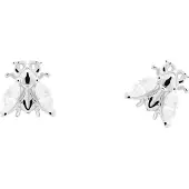 PDPaola - Silver earrings with clear zircons BUZZ Silver AR02-311-U
