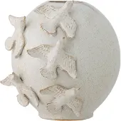 Creative Collection Abira Vase Natur - , Beige, für Wohnzimmer, Stein