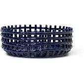 Ferm Living Obstkorb Ceramic Blue