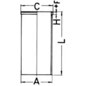KOLBENSCHMIDT Zylinderlaufbuchse 89025190