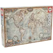 Educa Puzzle. Historic World Map 4000 Teile