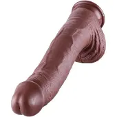 Hismith Premium BrownZilla Mega XXL Saugnapf Dildo Braun 31 CM