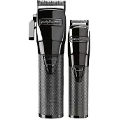 BaByliss PRO FX8705E Black 4rtist Clipper / Trimmer Combi Set