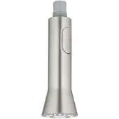 GROHE Spülbrause 46731, herausziehbare SpeedClean Profibrause, Mousseur/Brausestrahl, supersteel