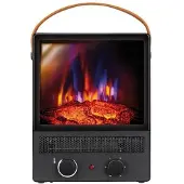 MPM Elektrokamin Heizlüfter Elektroheizer MEK-02 1500W