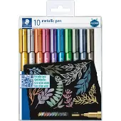 Staedtler Filzstifte - 10 st. - Metallic Calligraphy - 1-2 mm - - One Size - Filzstifte