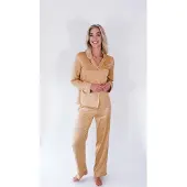 Lingadore Night Pyjama Golden Sparkle | Grösse: 3XL | Farbe: Caramel