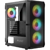 Logic PORTOS ARGB MINIDI USB-3.0-Gehäuse schwarz