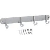 Intirilife Garderobenleiste mit 4 Haken