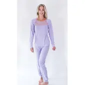 Lingadore Night Pyjama Happy colour | Grösse: M | Farbe: Lila