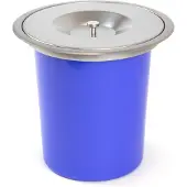 Emuca Recycelbarer Müllwürfel Für Küchenarbeitsplatten Lila Lila One Size