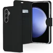 Accezz Samsung Galaxy S23 FE Hülle - Kunstleder - - Klapphülle - Schwarz