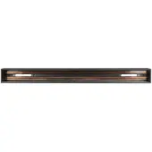 V-TAC Vertieft Aluminium Schiene Schwarz 1m
