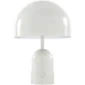 Tom Dixon Bell Portable Tischleuchte H28 IP44 Grey - , BELL PORTABLE, dimmbar, Grau, für Wohnzimmer, Kunststoff, Design