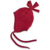 Engel - Baby Mütze Wollfleece - Mütze Gr 74/80 rot