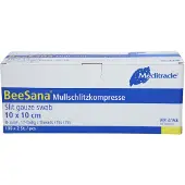 Meditrade Schlitzkompressen 10x10 cm steril 8fach 100X2 St