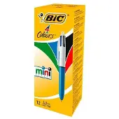 BIC 895958 Kugelschreiber Schwarz, Blau, Grün, Rot Einziehbarer Clip Kugelschreiber 12 Stk.