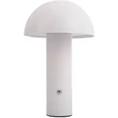 Present Time - Tischleuchte Fuego - Weiß - Ø15cm Tischlampe - Nachttischlampe, Wohnzimmer, Schlafzimmer