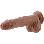 Auxfun Dildo EZfunLok für Plus Sexmaschine Braun 26 cm