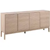 Ebuy24 Linley Sideboard 4 Türen Eichenfurnier.