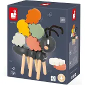 Janod Holz-Balancierspiel Ameise - Sweet Cocoon Balance Spielzeug für Kinder