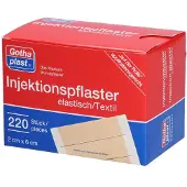 Gothaplast Injektionspfl.2x6 cm 220 St Pflaster