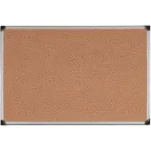 BI-Office Maya W Korktafel - 106,5x75cm, Mit Alurahmen