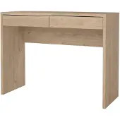 Ebuy24 FunctionPlus Schreibtisch mit Regal 2 Schubladen Nussbaum Nachbildung.
