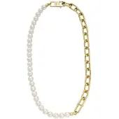 Fossil Heritage Goldfarbene Halskette JF04727710