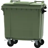 Sonstiges Container 770 Liter flachem Deckel - Grün