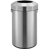 EKO - Urban Abfalleimer 60 Liter - Stainless steel - Matt Edelstahl