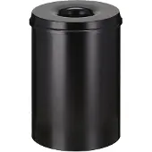 V-Part Feuerlöschender Papierkorb 30 Liter - Schwarz